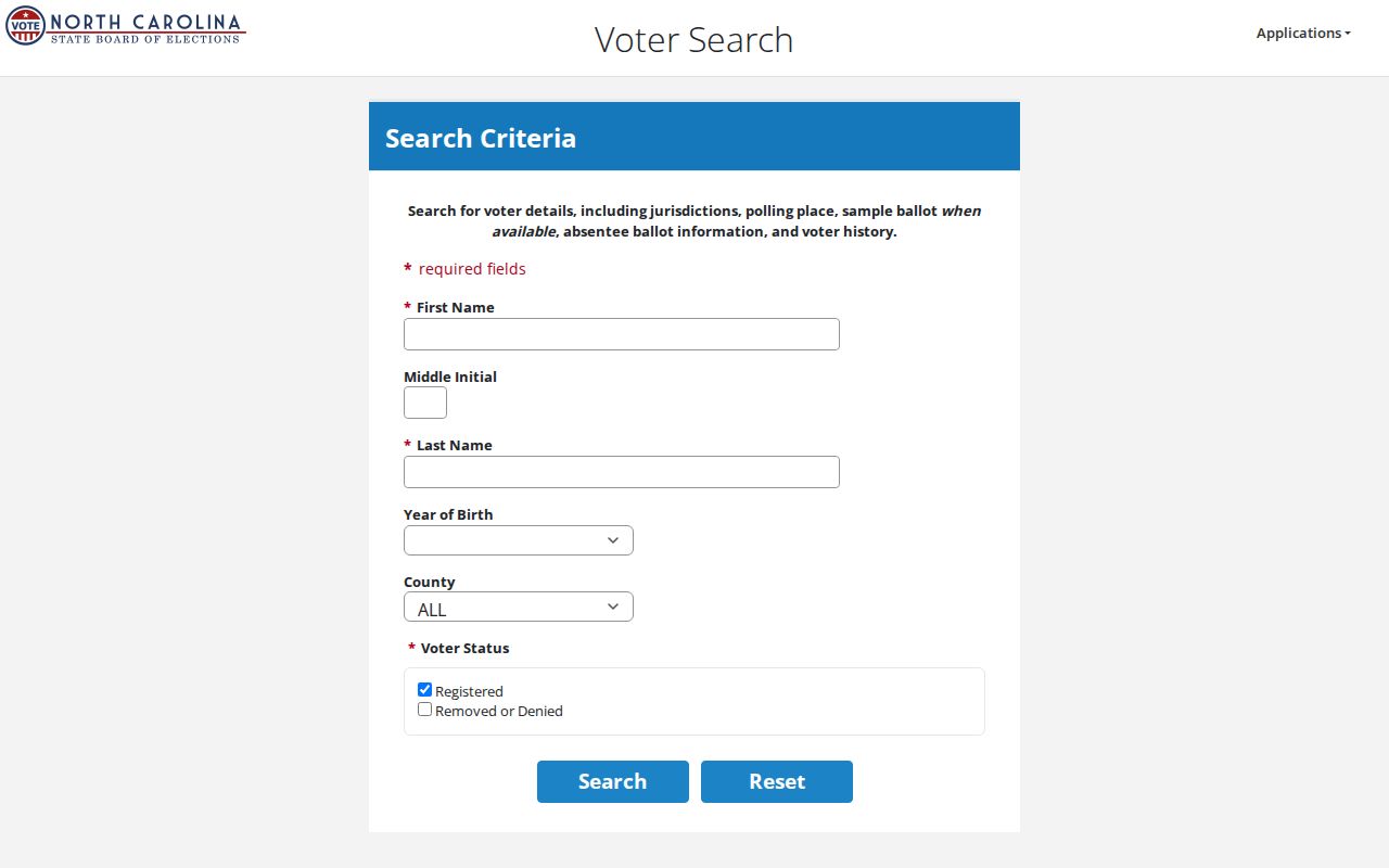 Chapel Hill people search with North Carolina voter records